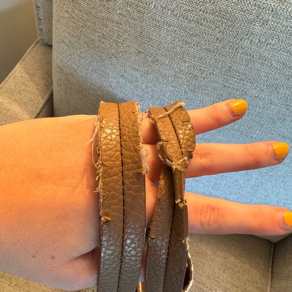 Floral Canvas Tote Bag with Brown Accents - Picture 4 of 8